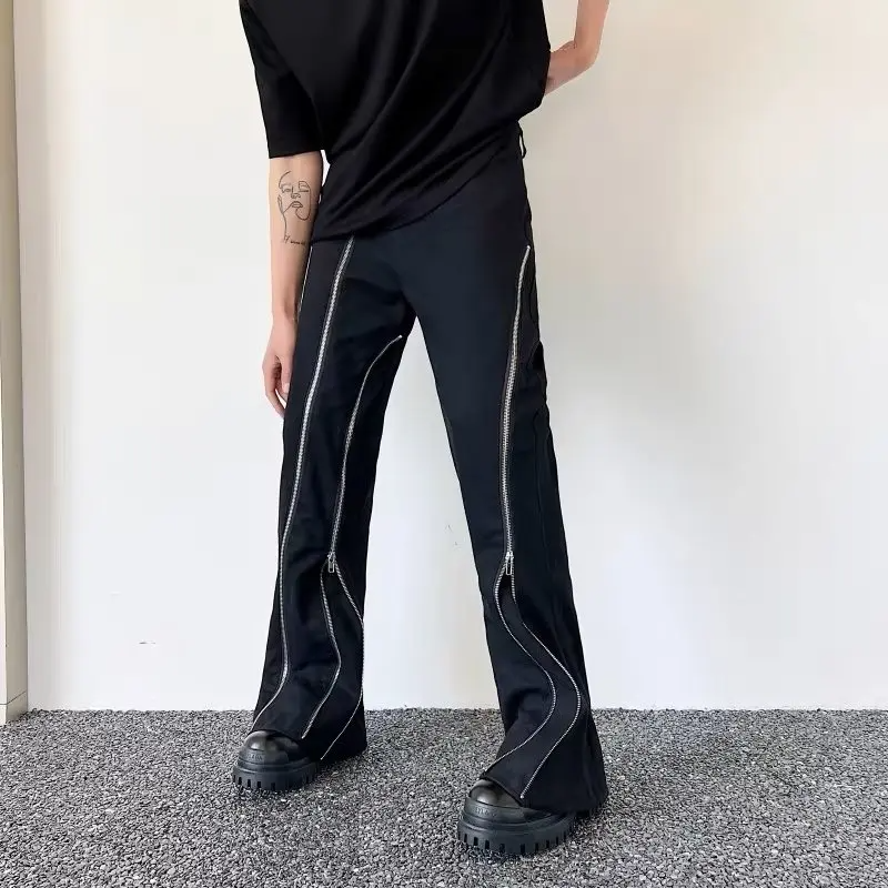 Zipper Flare Pants