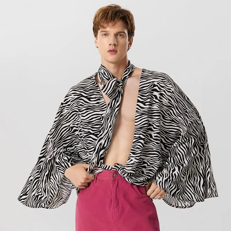 Zephyr Zebra Poncho Shirt