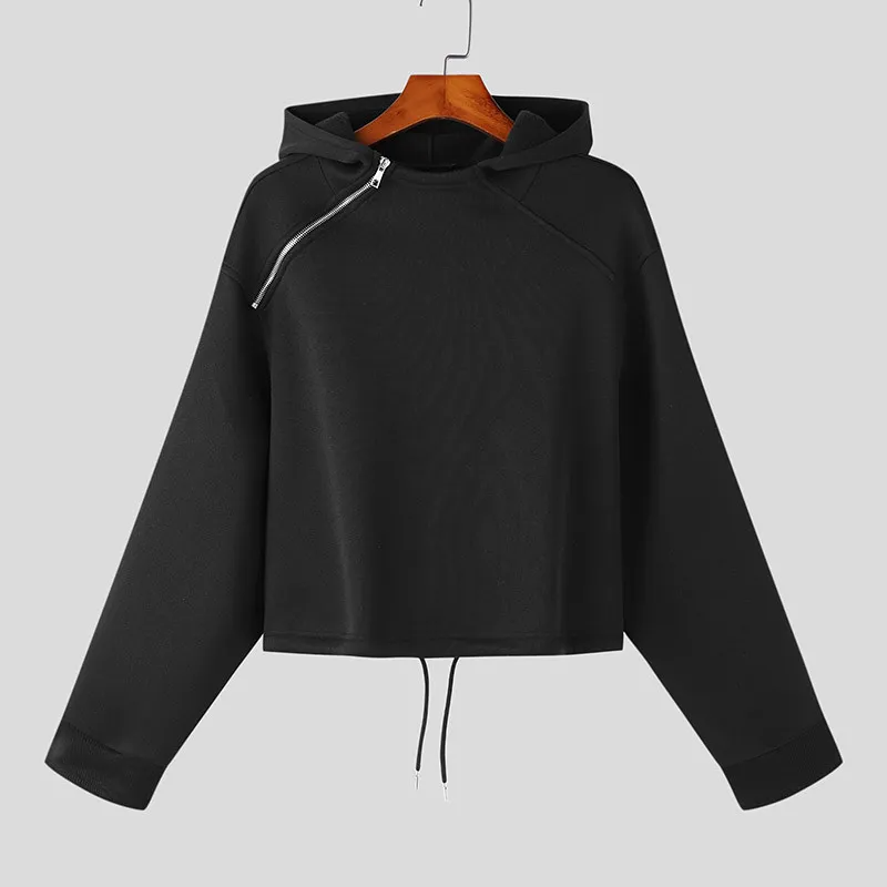 Urban Edge Cropped Hoodie